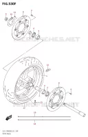 RUOTA ANTERIORES1000ZA,GSX S1000ZAUF) per Suzuki GSX-S 1000 2020