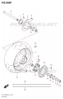 RUOTA POSTERIORE00ZA,GSX S1000ZAUF) per Suzuki GSX-S 1000 2020
