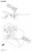 SET IMPUGNATURE   LEVE per Suzuki GSX-S 1000 2020