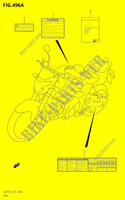 ETICHETTA750:L4:E21) per Suzuki GSR 750 2014