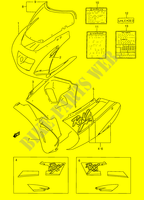 COFANO BODY (MODELLO R/T) per Suzuki RG 250 1991