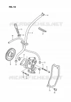 POMPA OLIO (E16,E43,MODELLO R E15,P15) per Suzuki PV 50 1999