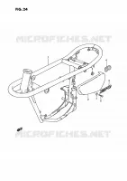 TELAIO   COPERTURA TELAIO per Suzuki PV 50 1999