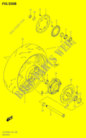 RUOTA POSTERIORE00RA:L4:E19) per Suzuki HAYABUSA 1300 2014