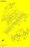 PARAFANGO POSTERIORE per Suzuki KINGQUAD 750 2021