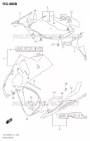 CARENATURA INFERIORE000RA) per Suzuki GSX-R 1000 2021