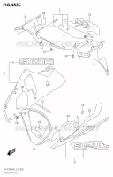 CARENATURA INFERIORE000ZA,GSX R1000RZA) per Suzuki GSX-R 1000 2021