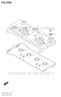 COPERCHIO TESTA CILINDRO per Suzuki GSX-R 1000 2021