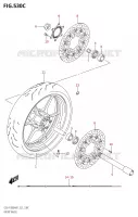 RUOTA ANTERIORE R1000RA) per Suzuki GSX-R 1000 2021