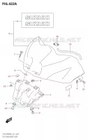 TAPPO DI SERBATOIO DI CARBURANTE ANTERIORE per Suzuki GSX-R 1000 2021