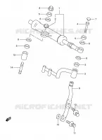 AMMORTIZZATORE STERZO (MODELLO W/X/Y/K1) per Suzuki TL-S 1000 2000