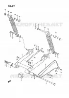 BRACCIO OSCILLANTE POSTERIORE per Suzuki PV 50 1999