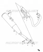 SCAPPAMENTO per Suzuki DR-Z 250 2002