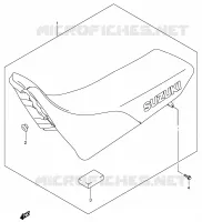SEDILE (MODELLO K1) per Suzuki DR-Z 250 2002