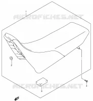 SEDILE (MODELLO K2/K3/K4) per Suzuki DR-Z 250 2002
