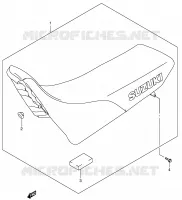 SEDILE (MODELLO K5) per Suzuki DR-Z 250 2002