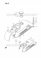 SERBATOIO CARBURANTE (MODELLO D/H E15,MODELLO H E43) per Suzuki PV 50 1999