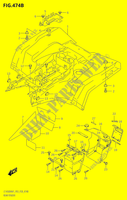 PARAFANGO POSTERIOREP33) per Suzuki KINGQUAD 500 2021
