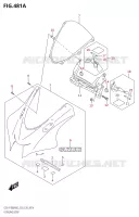 CUPOLINO CARENA ANTERIORE (GSX R1000A) per Suzuki GSX-R 1000 2022