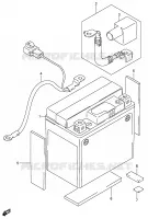 BATTERIA per Suzuki DR-Z 250 2002