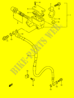 CILINDRO PRINCIPALE FRENO ANTERIORE (MODELLO T P37) per Suzuki RMX 250 1993