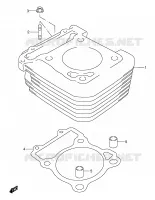 CILINDRO per Suzuki DR-Z 250 2002