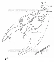 COPERTURA TELAIO (MODELLO X) per Suzuki TL-S 1000 2000