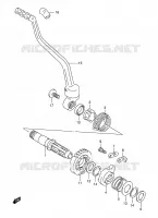 KICK STARTER per Suzuki DR-Z 250 2002