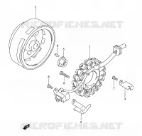 MAGNETE per Suzuki DR-Z 250 2002