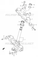 SCATOLA STERZO (E28) per Suzuki DR-Z 250 2002