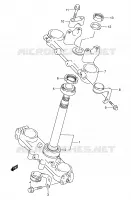 SCATOLA STERZO (E3/E33) per Suzuki DR-Z 250 2002