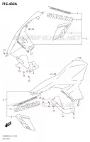 CARENATURA POSTERIORE per Suzuki V-STROM 800 2023