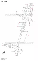 COLONNA DELLO STERZO per Suzuki V-STROM 800 2023