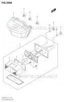 FANALE POSTERIORE per Suzuki V-STROM 800 2023