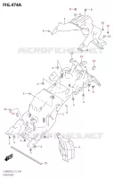 PARAFANGO POSTERIORE per Suzuki V-STROM 800 2023