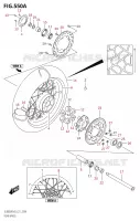 RUOTA POSTERIORE per Suzuki V-STROM 800 2023