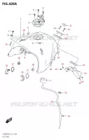 SERBATOIO DI CARBURANTE per Suzuki V-STROM 800 2023