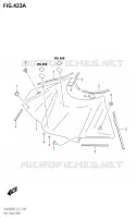 TAPPO DI SERBATOIO DI CARBURANTE per Suzuki V-STROM 800 2023