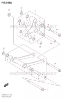 TRIANGOLO DI SOSPENSIONE per Suzuki V-STROM 800 2023