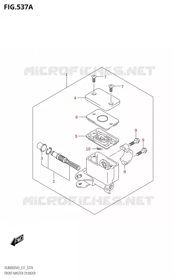 POMPA FRENI ANTERIORE Suzuki MOTO 800 V-STROM 2023  DL800DEUC M3 (E21)