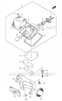 LUCE RETROMARCIA per Suzuki DR-Z 250 2002