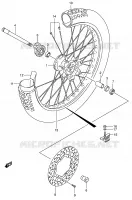 RUOTA ANTERIORE (MODELLO K5) per Suzuki DR-Z 250 2002