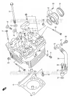 TESTA CILINDRO per Suzuki DR-Z 250 2002