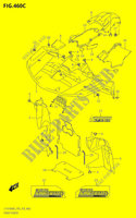 PARAFANGO ANTERIORE (LT A750X:M2:P33) per Suzuki KINGQUAD 750 2022