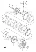 FRIZIONE per Suzuki DR-Z 250 2002