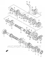 TRASMISSIONE per Suzuki DR-Z 250 2002
