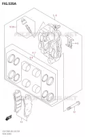 ANTERIORE PINZA per Suzuki GSX-R 750 2023