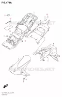 PARAFANGO POSTERIORE per Suzuki GSX-R 750 2023