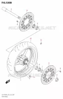 RUOTA ANTERIORE (GSX R750) per Suzuki GSX-R 750 2023