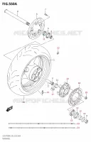 RUOTA POSTERIORE (GSX R750Z) per Suzuki GSX-R 750 2023